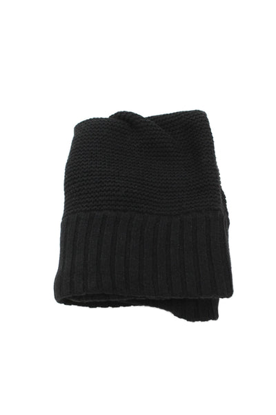 Lululemon Womens Knitted Short Loop Scarf Black