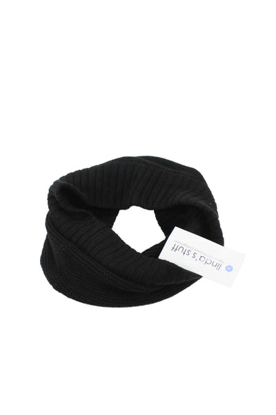 Lululemon Womens Knitted Short Loop Scarf Black