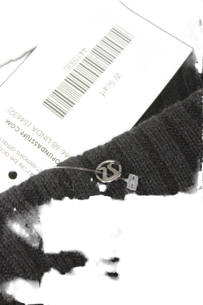 Lululemon Womens Knitted Short Loop Scarf Black