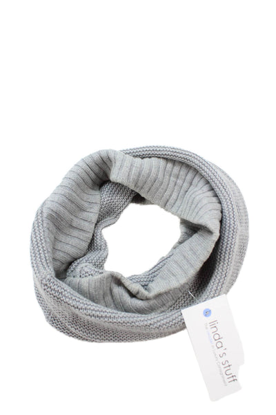 Lululemon Womens Knitted Short Loop Scarf Light Gray
