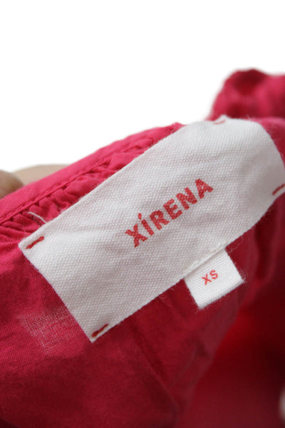 Xirena Womens Basic Sleeveless Scoop Neck Cotton Tank Pink Size XS