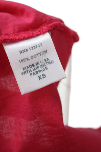 Xirena Womens Basic Sleeveless Scoop Neck Cotton Tank Pink Size XS