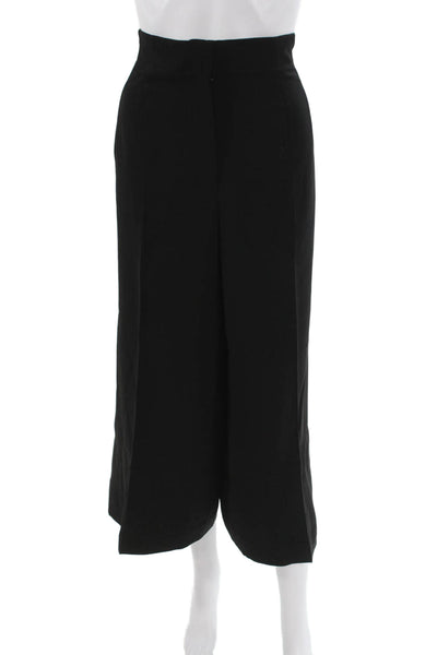 Lafayette 148 New York Women Cropped Black Pants Size 12