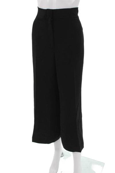 Lafayette 148 New York Women Cropped Black Pants Size 12