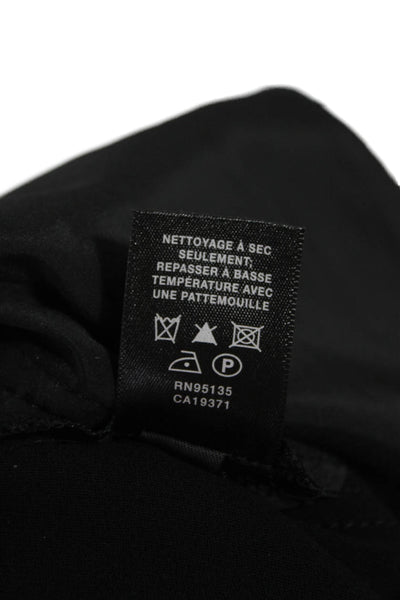 Lafayette 148 New York Women Cropped Black Pants Size 12