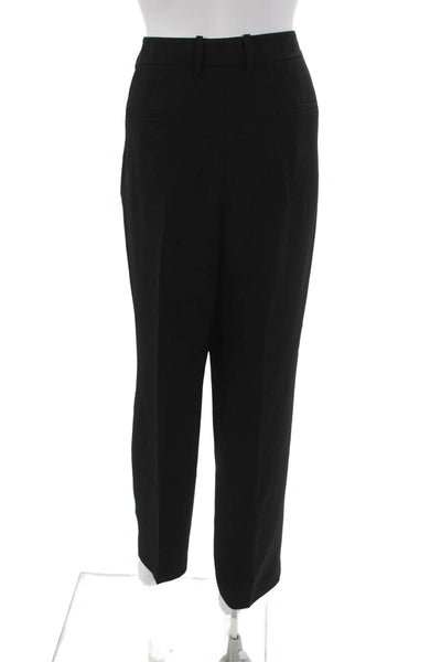 Lafayette 148 New York Women Dress Pants Black Acetate Zip Size 12