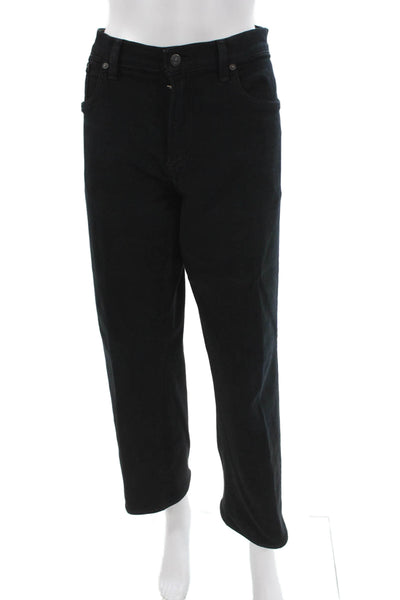Citizens of Humanity Unisex Adults Straight Jeans Black Size 34