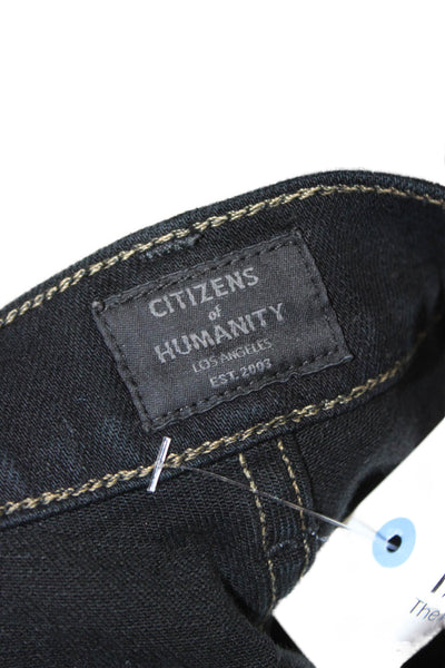 Citizens of Humanity Unisex Adults Straight Jeans Black Size 34