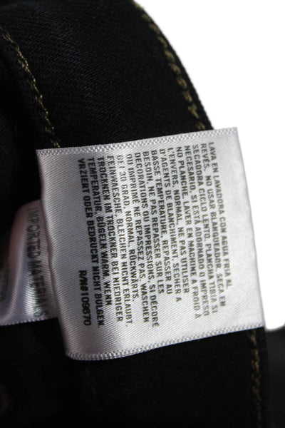 Citizens of Humanity Unisex Adults Straight Jeans Black Size 34