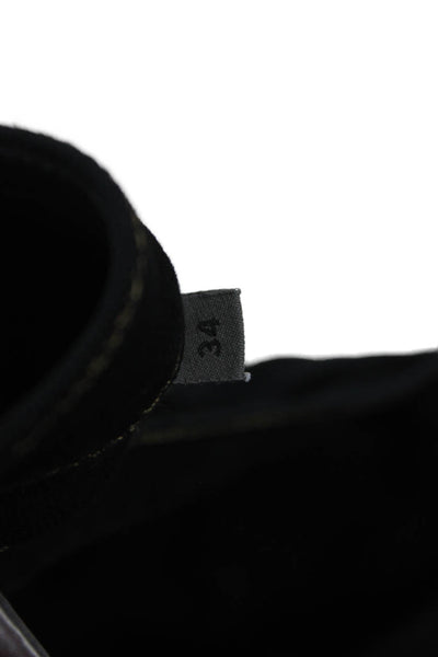 Citizens of Humanity Unisex Adults Straight Jeans Black Size 34