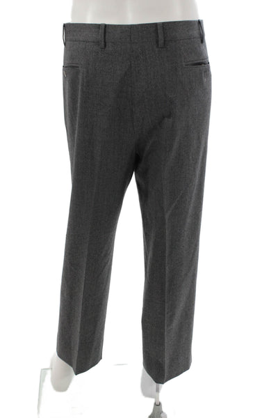 Boyds Mens Dress Pants Gray Wool Button Size 50
