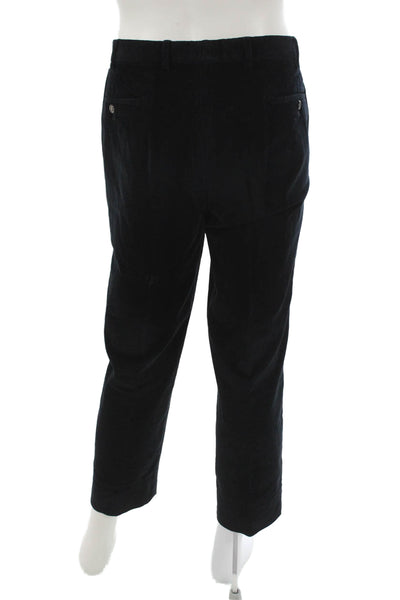 Hiltl Mens Chino Pants Black Cotton Size 52