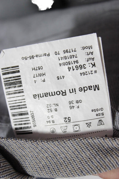 Hiltl Mens Chino Pants Black Cotton Size 52