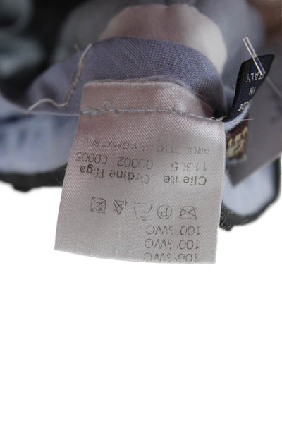 Vigano Mens Dress Pants Gray Wool Button Size 34
