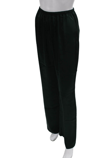 Ser.O.Ya Womens Dress Pants Green Polyester Pull On Size S