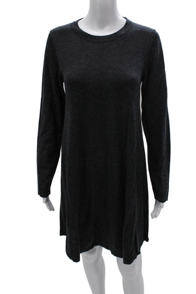 Repeat Womens Sweater Dress Gray Wool Long Sleeve Size XS