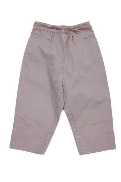 Bonpoint Girls Cotton Tie Detail Casual Pants Pink Size 18 Months