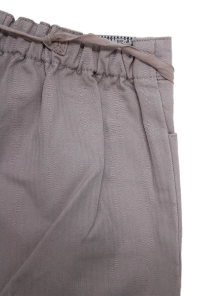 Bonpoint Girls Cotton Tie Detail Casual Pants Pink Size 18 Months