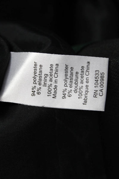 Nanette Lepore Women A-Line Mini Skirt Green Polyester Size 12