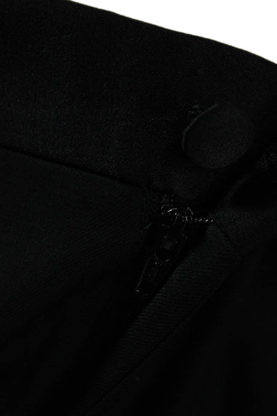 Trussini Mens Dress Pants Black Wool Button Size 50
