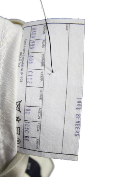 Trussini Mens Dress Pants Black Wool Button Size 50