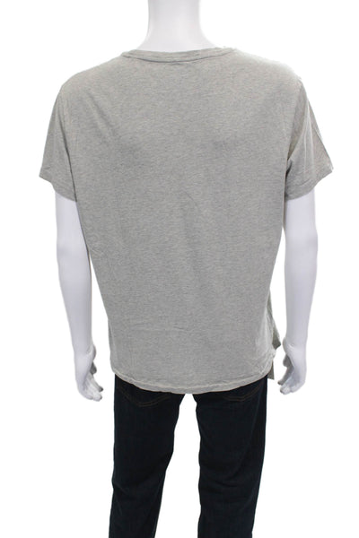 Polo Ralph Lauren Mens T-Shirt Gray Crew Neck Short Sleeve 100% Cotton Size L