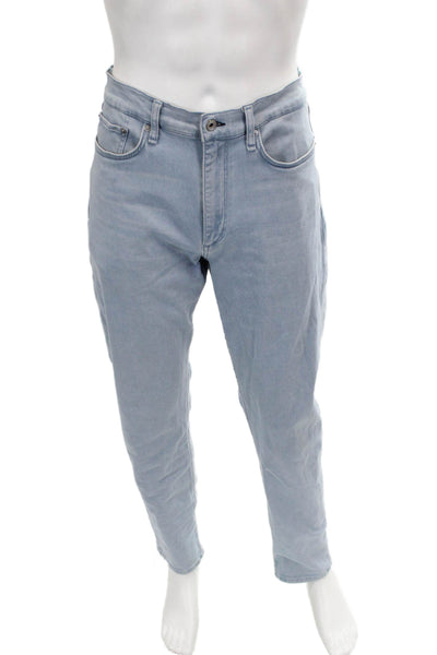 Rag & Bone Mens Slim Jeans Blue Cotton Button Fly Size 34