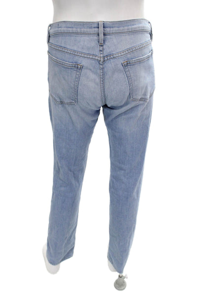 Frame Denim Mens Tapered Jeans Blue Cotton Button Size 33