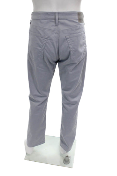 AG Mens Chino Pants Gray Cotton Size 34