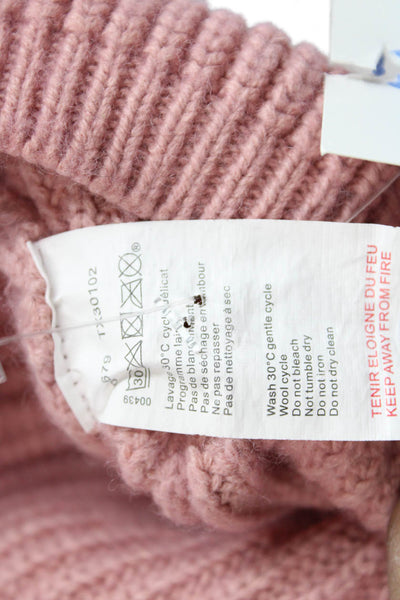 Tartine et Chocolat Childrens Girls A Line Sweater Dress Pink Cotton Size 10
