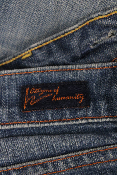 Citizens of Humanity Women Bootcut Jeans Blue Size 27
