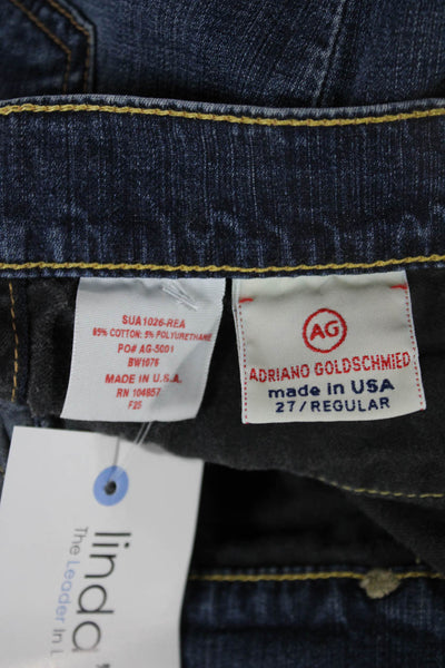 AG Womens Bootcut Mid Rise Jeans Blue Size 27