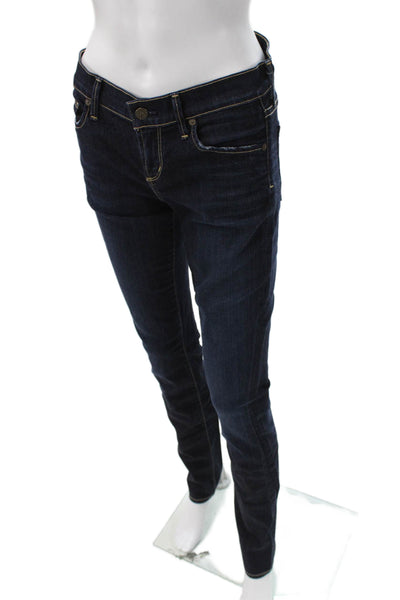 Citizens of Humanity Women Skinny Jeans Blue Button Mid Rise Size 26