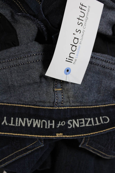 Citizens of Humanity Women Skinny Jeans Blue Button Mid Rise Size 26
