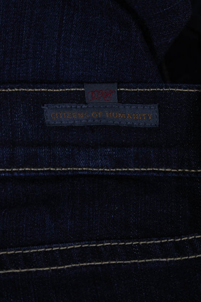 Citizens of Humanity Women Skinny Jeans Blue Button Mid Rise Size 26