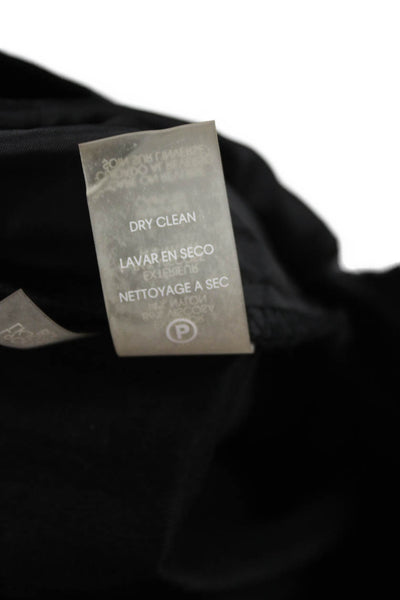Karl Lagerfeld Women Dress Pants Black Viscose Zip Inseam 28 Size 6