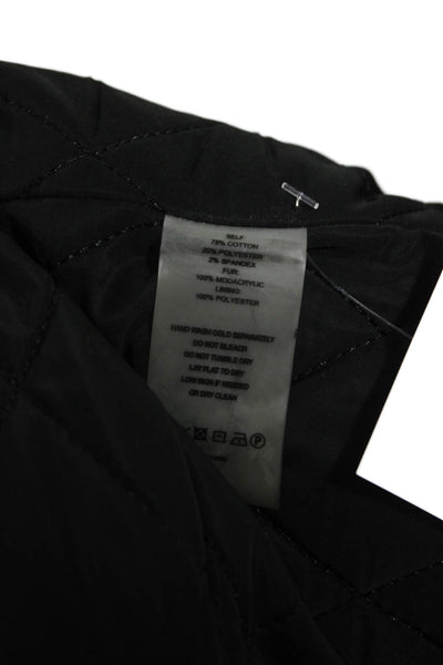 Margaret OLeary Womens Parka Gray Zip Long Sleeve Size M