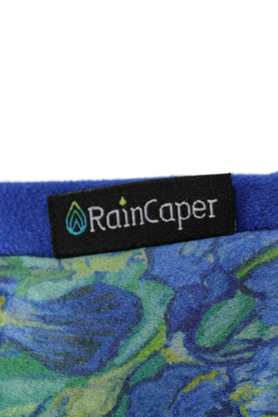 Rain Caper Womens Smartphone Touch Screen Floral Gloves Blue Green Size OS