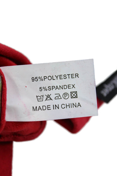 Rain Caper Womens Smartphone Touch Screen Floral Gloves Red Size OS