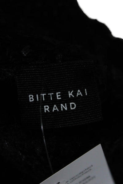 Bitte Kai Rand Women Turtleneck Sweater Black Pullover Size M