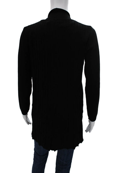 Biana Womens Cardigan Black Viscose Long Sleeve Size S