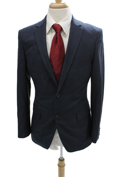 Theory Mens Wool Blue Blazer Size 38