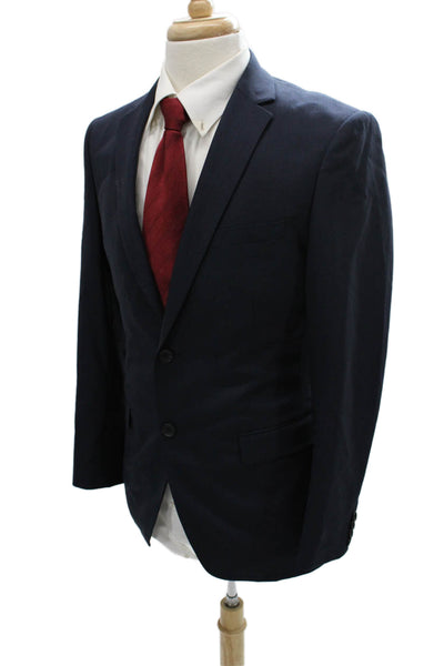 Theory Mens Wool Blue Blazer Size 38