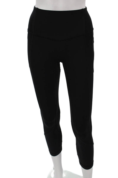 Lululemon Womens Black Nylon Blend Capri Leggings Size 2