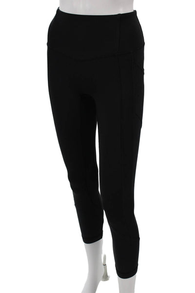 Lululemon Womens Black Nylon Blend Capri Leggings Size 2