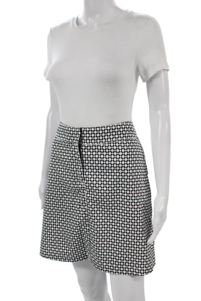 Tail Women Athletic Geometric Polyester Knee Length Skirt Black Size 12