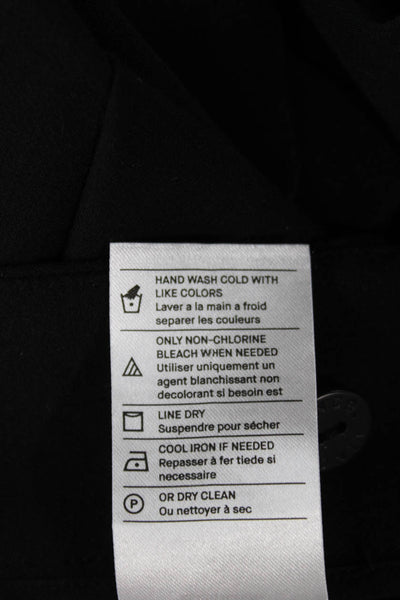 Vince Women Dress Pants Black Pull On Cotton Size 2