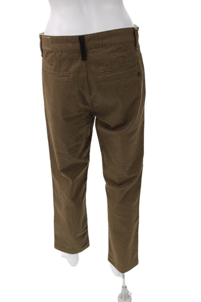 Rag & Bone Mens Chino Pants Brown Cotton Button Fly Size 30