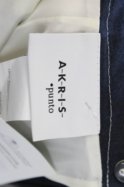 Akris Punto Women Multicolor Pleated Cotton Knee Length Skirt Size 6
