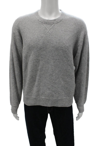 TNA Womens Pullover Gray Wool Crew Neck Long Sleeve Size M